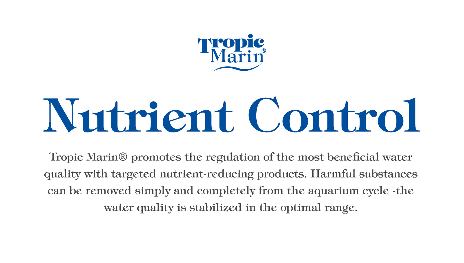 Tropic Marin Nutrient Control Tropic Marin Nutrient Control